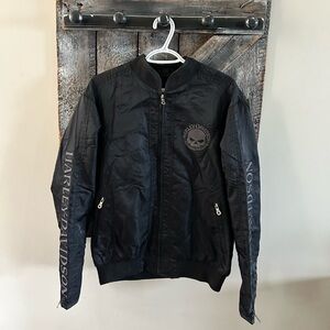 Harley-Davidson Black Varsity Jacket